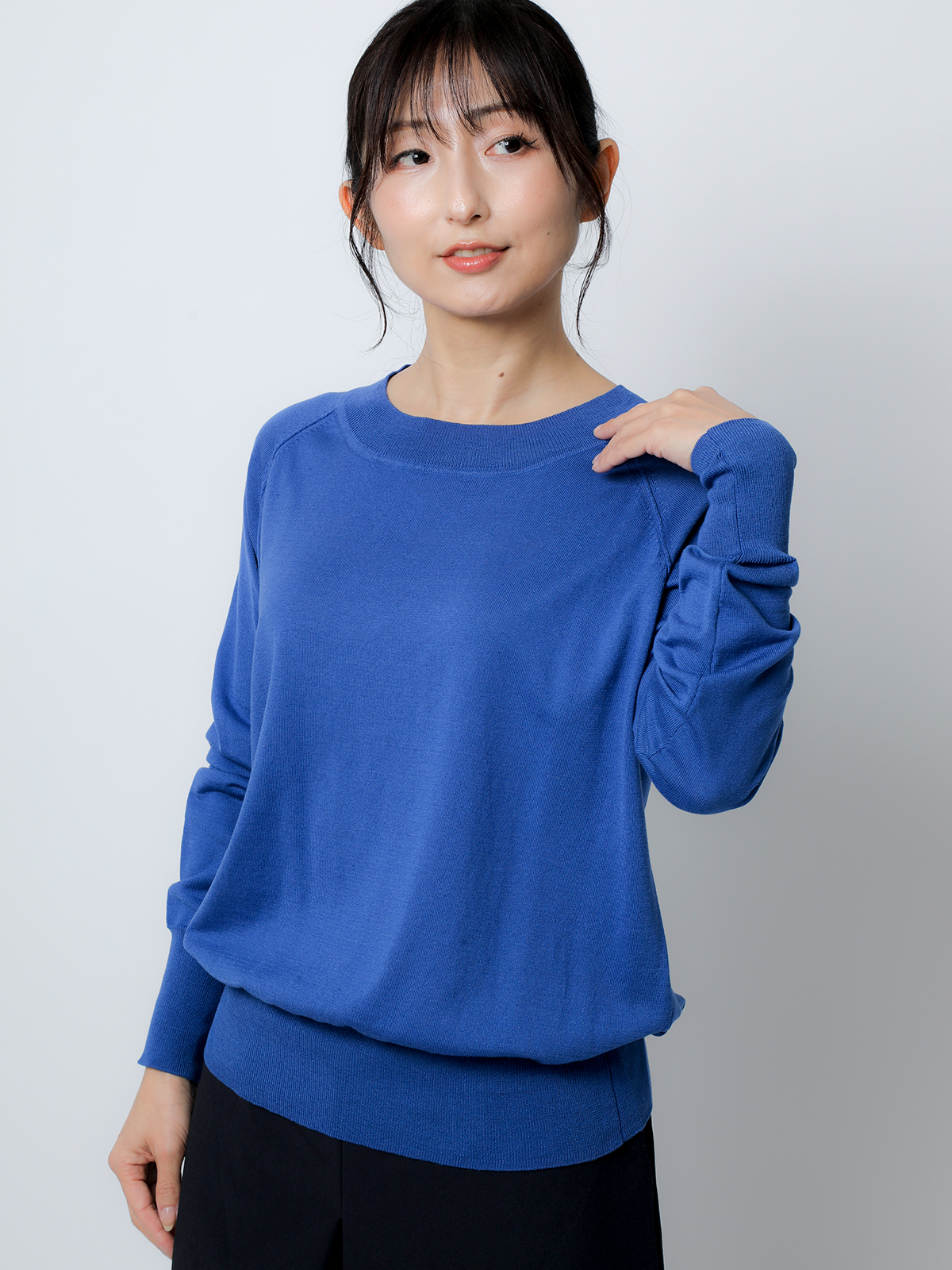 シルクコットンクルーネック　サステナブル