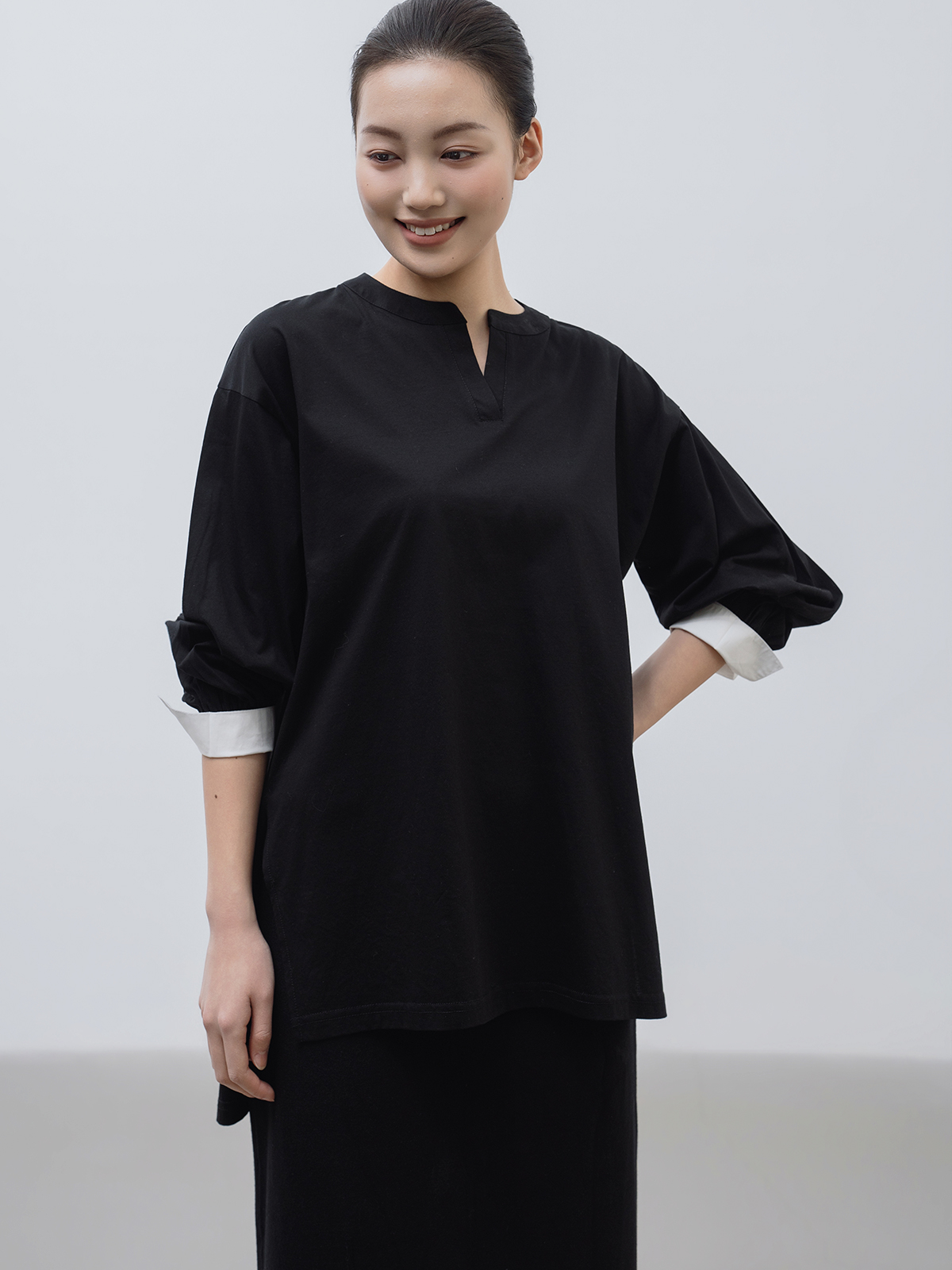 コットンコンビ プルオーバー